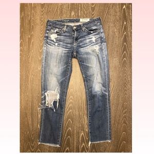 AG Adriano Goldshmied Cropped Jeans